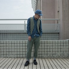 陽台工作室 的 條紋襯衫
